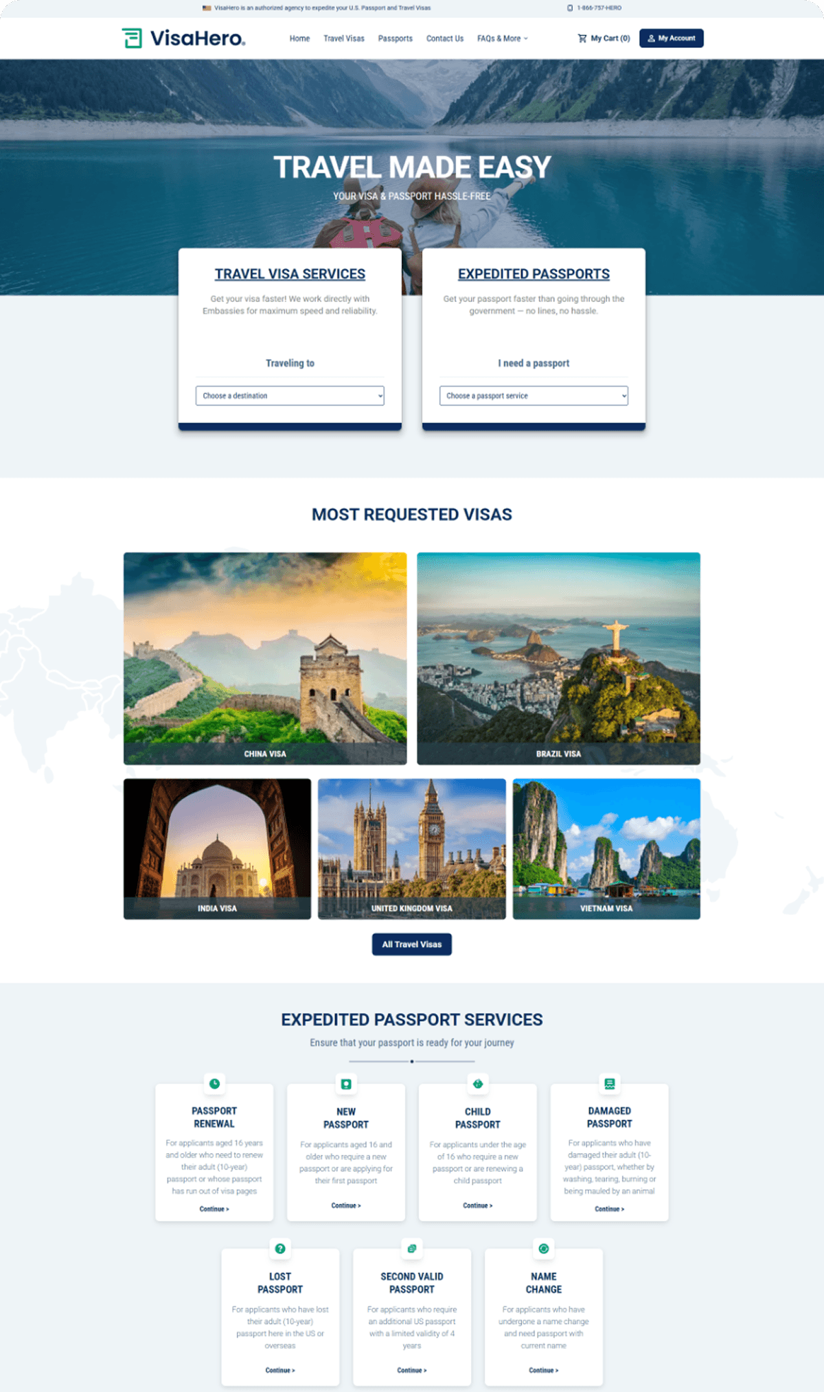 VisaHero mobile screenshot